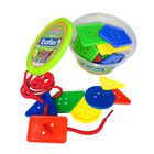 Enhebrado Evaflex Botones Geom&eacute;tricos 17 Piezas