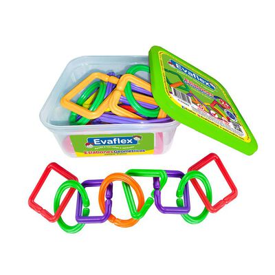 Eslabones De Pl&aacute;stico Evaflex Geom&eacute;tricos