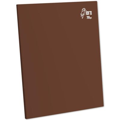 Cuaderno Rayado Deluxe Loro A4 70Gr Marr&oacute;n 80 Hojas