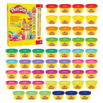 Pack De Masas Y Plastilinas Play Doh Colores Del Arco&iacute;ris X 50
