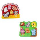 Rompecabeza Fisher Price R&iacute;e Y Aprende Sonidos De Animales Surtido