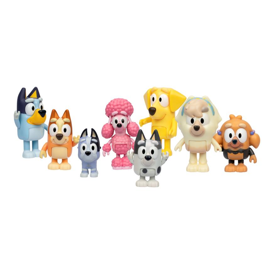 Pack Figuras Bluey Serie 11 X8 Piezas image number null