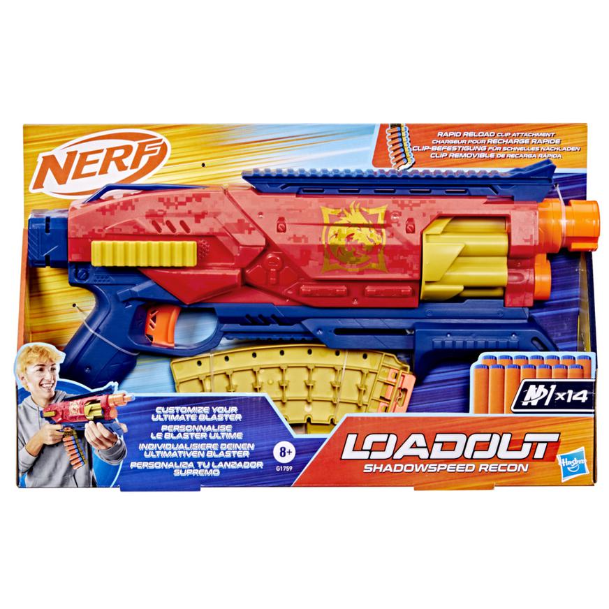 Lanzador Nerf Loadout: Shadowspeed Recon X 14 Dardos N1 image number null