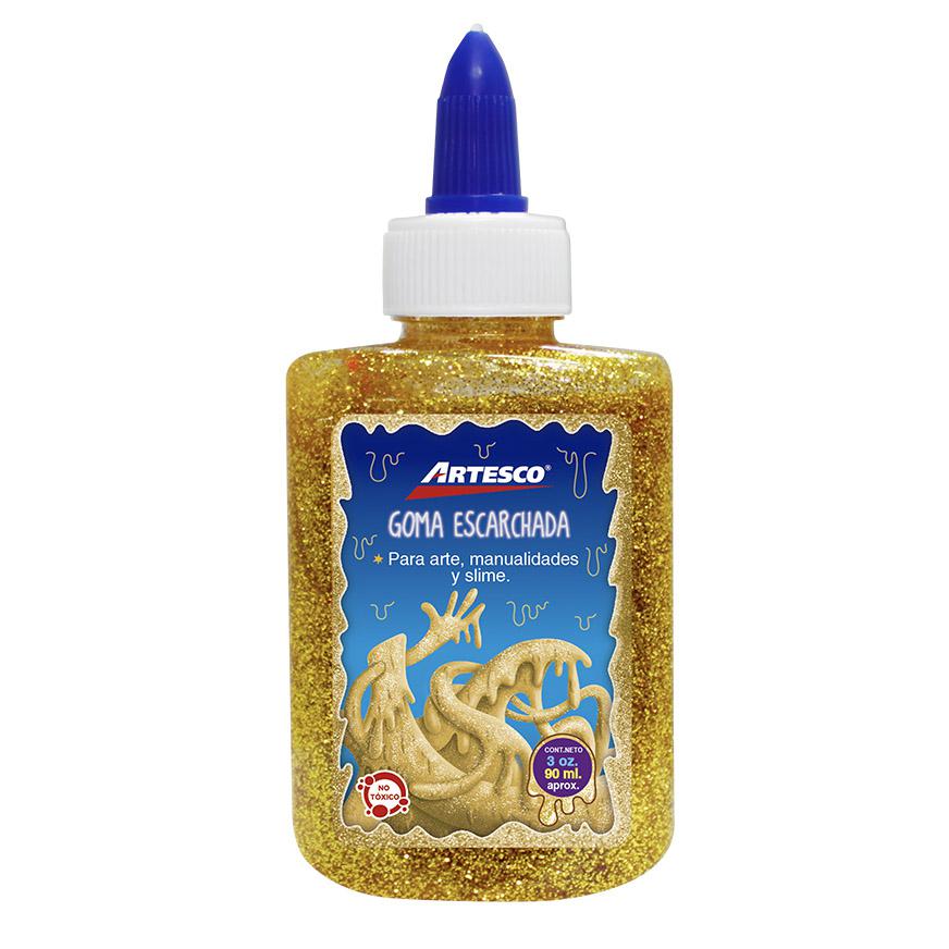Goma Escarchada Artesco Dorado Con Aplicador 90 Ml image number null