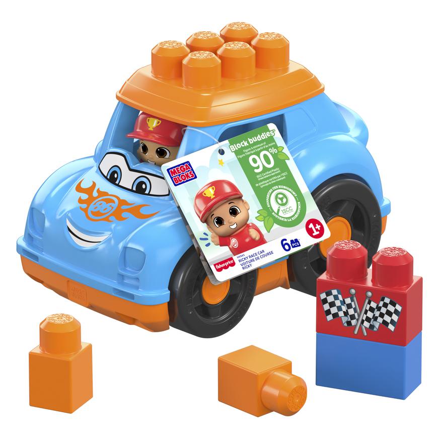 Juguete De Construcci&oacute;n Mega Bloks Peque&ntilde;o Veh&iacute;culo Carreras Ricky image number null