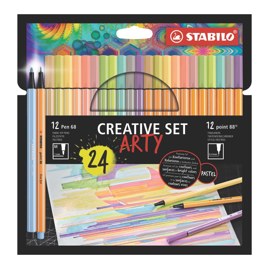 Rotulador Stabilo Creative Set Arty X 24 Und image number null