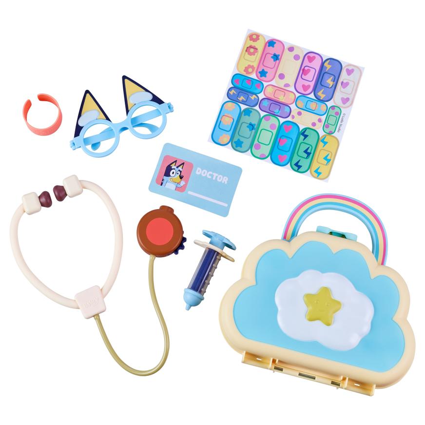 Set De Doctor Bluey Bolso Nube image number null